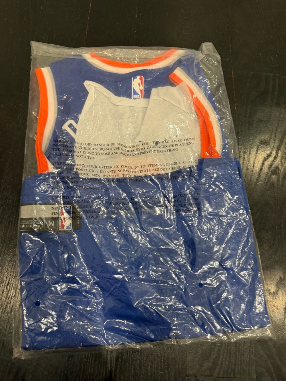 NBA NY Knicks Jersey Youth Nike Kristaps Porzingis Icon Edition Swingman Jersey - Picture 6 of 6